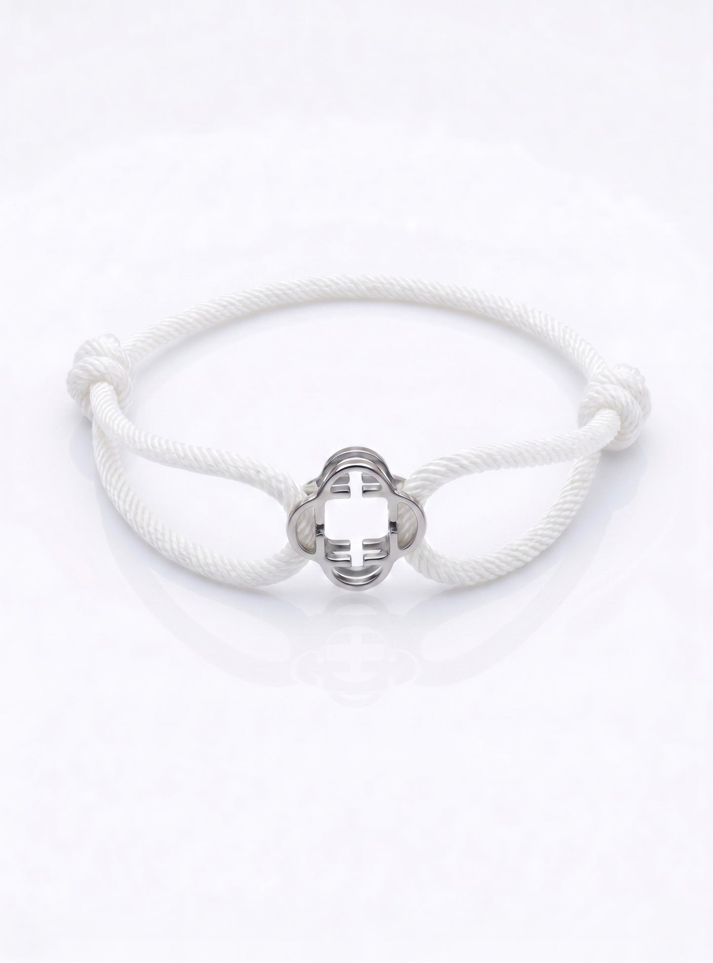 Signature Monogram Cord – Arctic White